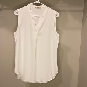 White Blouse- size Medium- capsule wardrobe staple